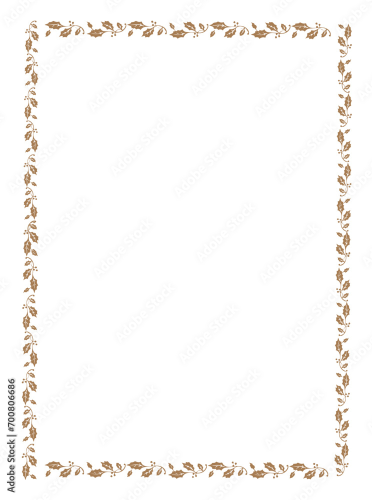 Vector floral leaves frame for your text and picture, frame with floral leaves ornament vector illustration Vector floral leaves frame for your text and picture, frame with floral leaves ornament vector illustration
