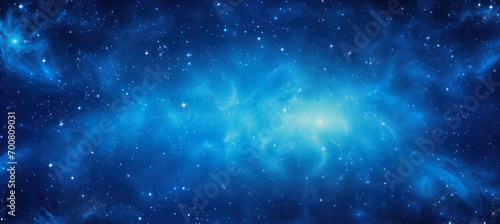 illustration of a blue starry nightsky banner with copy space for any text