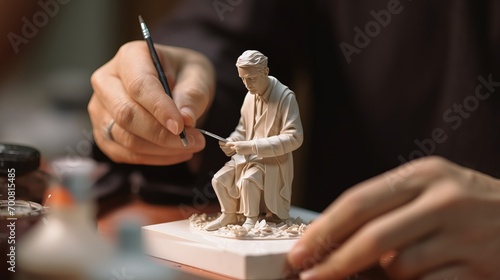 Masterful Artistry: Exquisite Hands Bring Life to Miniature Marvels with Impeccable Precision