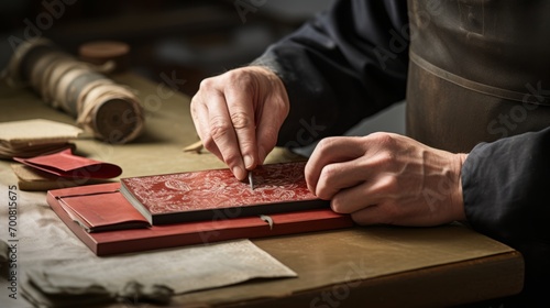 Artisan's Touch: Masterful Hands Weaving Timeless Tales in Traditional Bookbinding