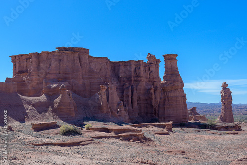 Formación rocosa en parque nacional Talampaya - La Rioja