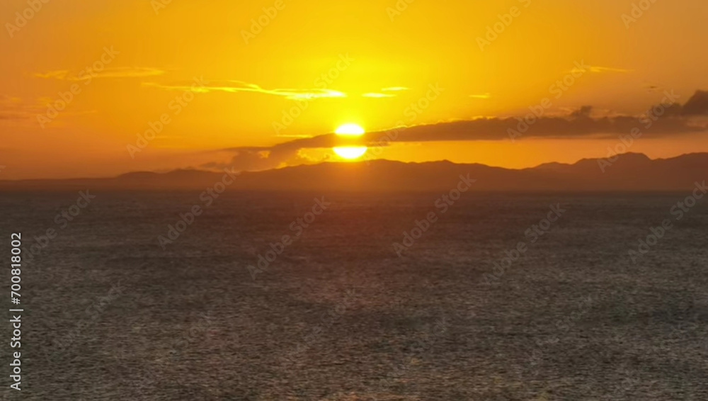 sunset over the field in Margarita Caribean Perla destine travel paradise vacation sunset over the field in Margarita Caribean Perla destine travel paradise vacation