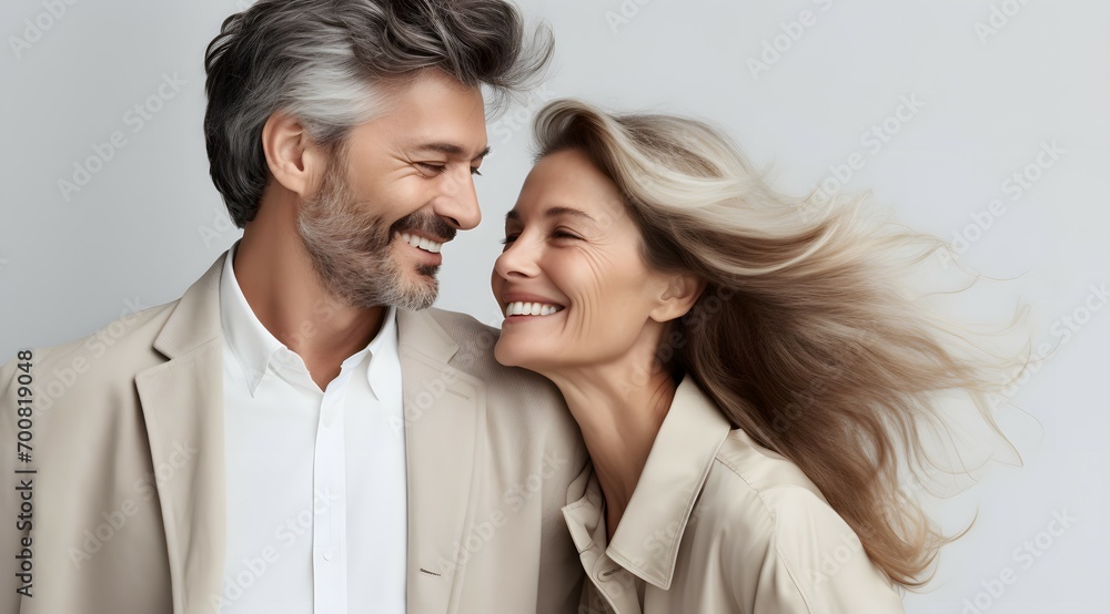 Joyful Senior Love: A Radiant Couple Embracing Life Together Joyful Senior Love: A Radiant Couple Embracing Life Together