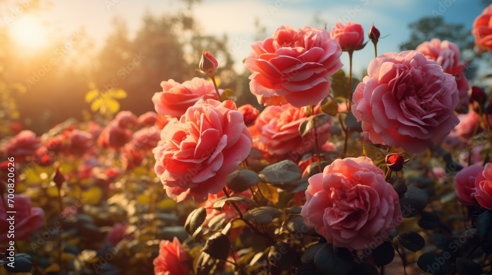 Blooming Splendor: A Breathtaking Tapestry of Daytime Roses Blooming Splendor: A Breathtaking Tapestry of Daytime Roses