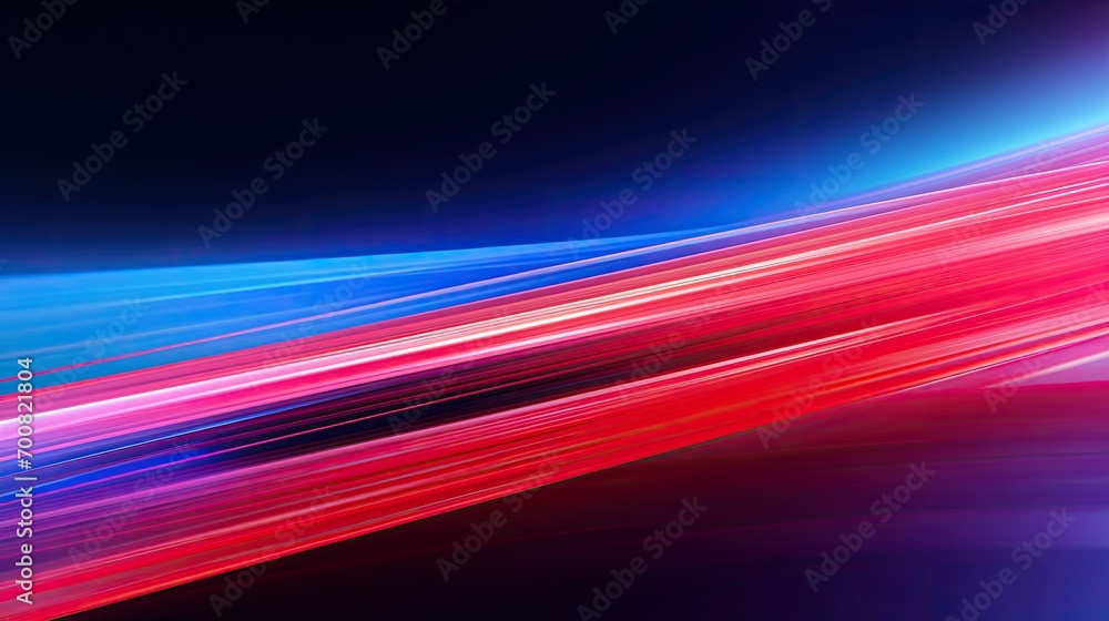 Laser abstract light background - red and blue colors