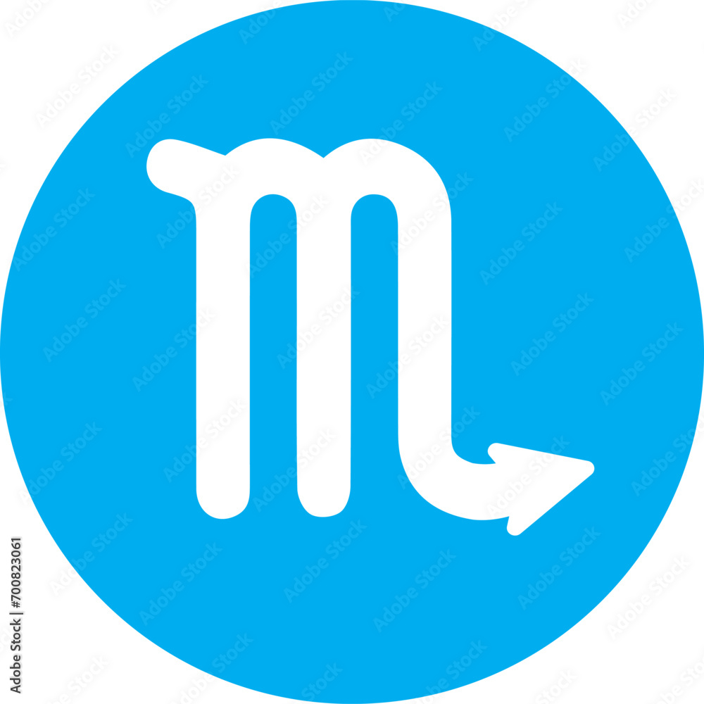 Scorpio Horoscope zodiac astrology star signs icon. Scorpio Horoscope zodiac astrology star signs icon.