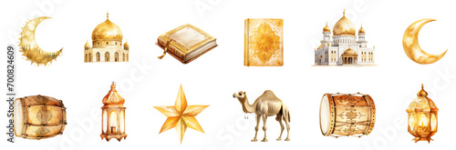 Ramadan and Eid Celebration Elements
