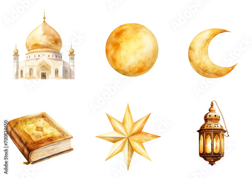 Ramadan and Eid Celebration Elements