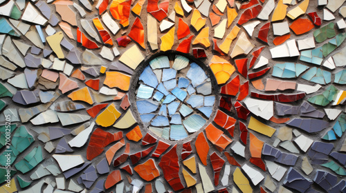 Abstract. Mosaic. Creativity Concept  generative ai