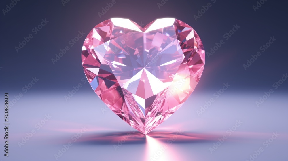 Sparkling Elegance: Mesmerizing Heart Diamond Shimmers with Love and Luxury Sparkling Elegance: Mesmerizing Heart Diamond Shimmers with Love and Luxury