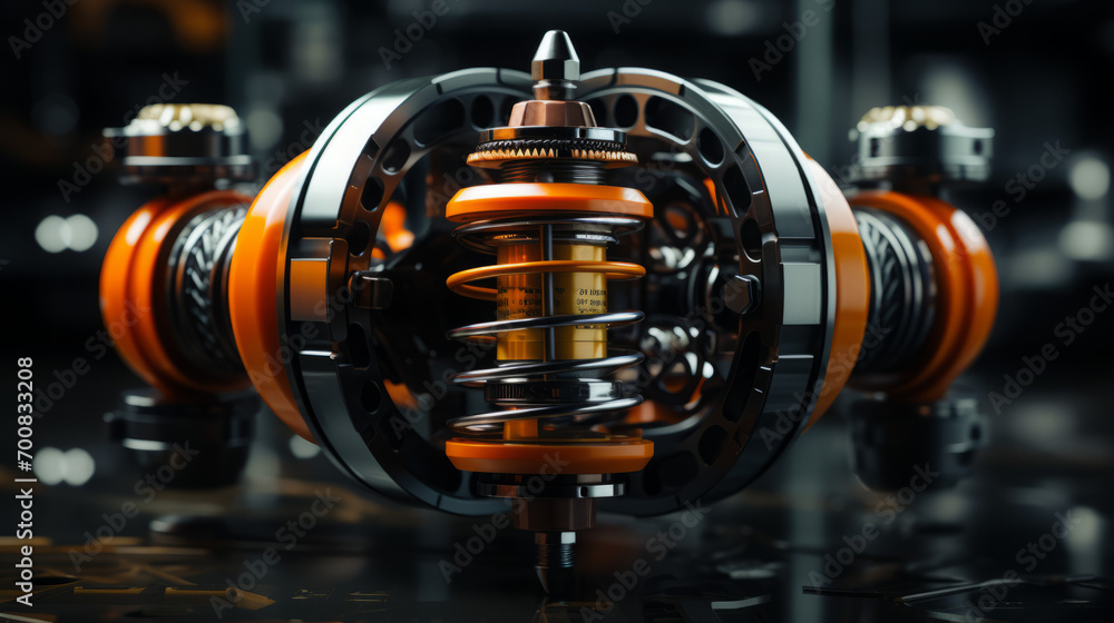 Obraz premium Versatile Tools for Industries: Electric Machines, Metal Equipment, Old Machinery & More!, generative AI