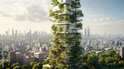 Vertical Oasis: A Sustainable Urban Dream Unveiled in a Towering Green Haven © ASoullife