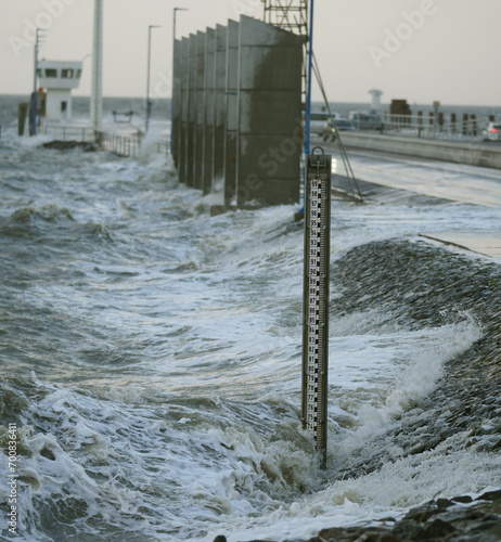 Sturmflut in Dagebüll photo