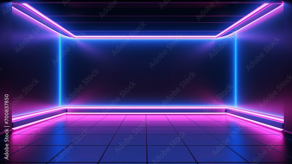 Electric Dreams: Vibrant Neon Room Background Illuminates the Night with Futuristic Energy Electric Dreams: Vibrant Neon Room Background Illuminates the Night with Futuristic Energy