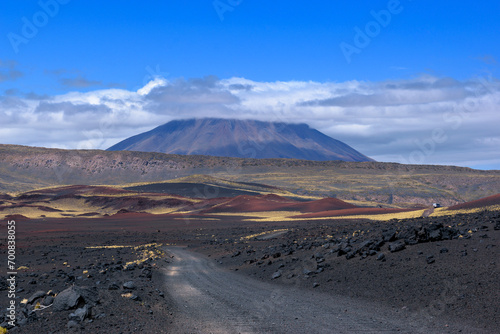 Paisaje colorido desértico volcánico - La Payunia - Mendoza - Argentina photo