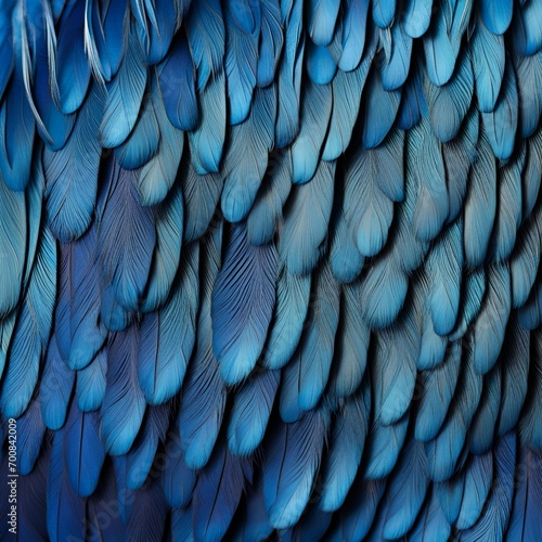 blue feathers texture