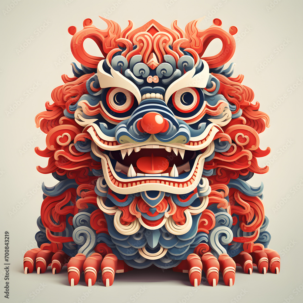 chinese lion 3d model chinese lion 3d model