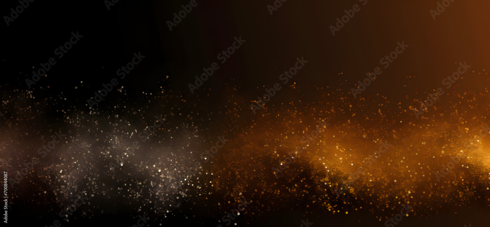 glowing gold silver and brown gradient dust abstract image 