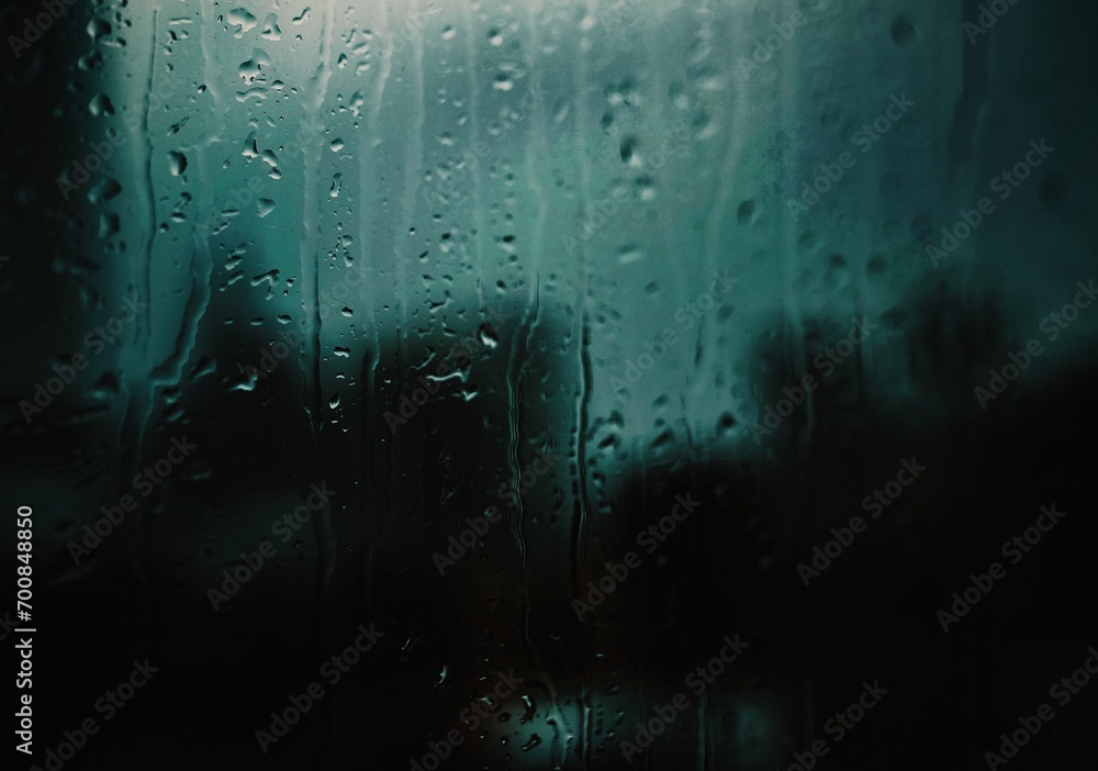 dark wet window dark wet window