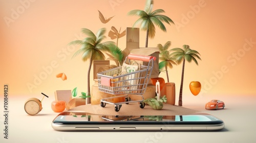 Sunset Serenade: Unleash Your Summer Style with Exclusive Smartphone Deals in this Tropical Online Shopping Extravaganza!