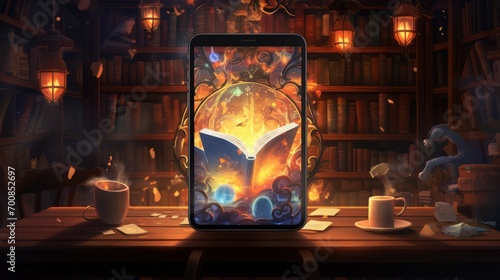 Immerse Yourself in a World of Literary Magic: Explore the Enchanting Book Library App on Your Smartphone