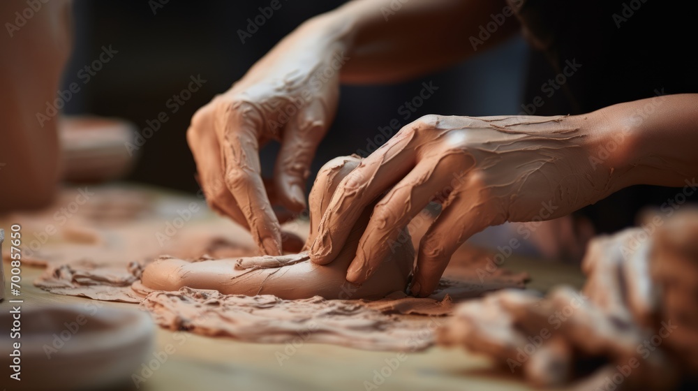 Artistry in Motion: Masterful Hands Sculpting a Captivating Clay Figurine - Unleash Your Creativity with this Mesmerizing Stock Image Artistry in Motion: Masterful Hands Sculpting a Captivating Clay Figurine - Unleash Your Creativity with this Mesmerizing Stock Image