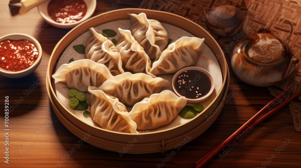 Delicious Delights: A Vibrant Celebration of Chinese New Year's Traditional Dumplings - A Feast for the Senses!