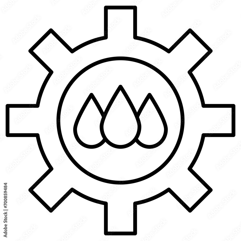 controling water icon controling water icon