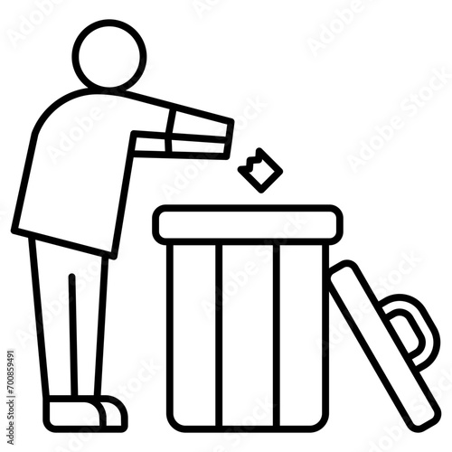 throw garbage