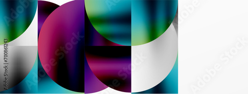 Minimalist geometric background featuring metallic round triangles, delivering sleek and modern visual aesthetic with emphasis on clean, metallic forms for wallpaper, banner, background, landing page