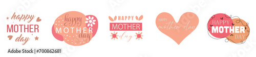 Set of clipart for Mother's...