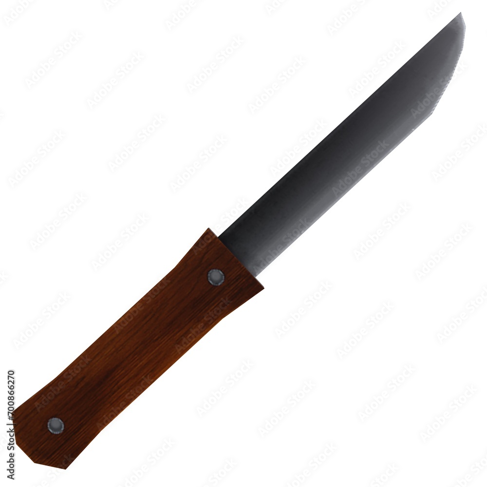 Kitchen Knife isolated on white background Kitchen Knife isolated on white background