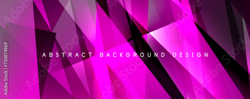 Breaking Glass Background, Kaleidoscope effect. Transparent Straight Lines. Dynamic Light Rays effect. Vector Illustration For Wallpaper, Banner, Background, Card, Book Illustration, landing page