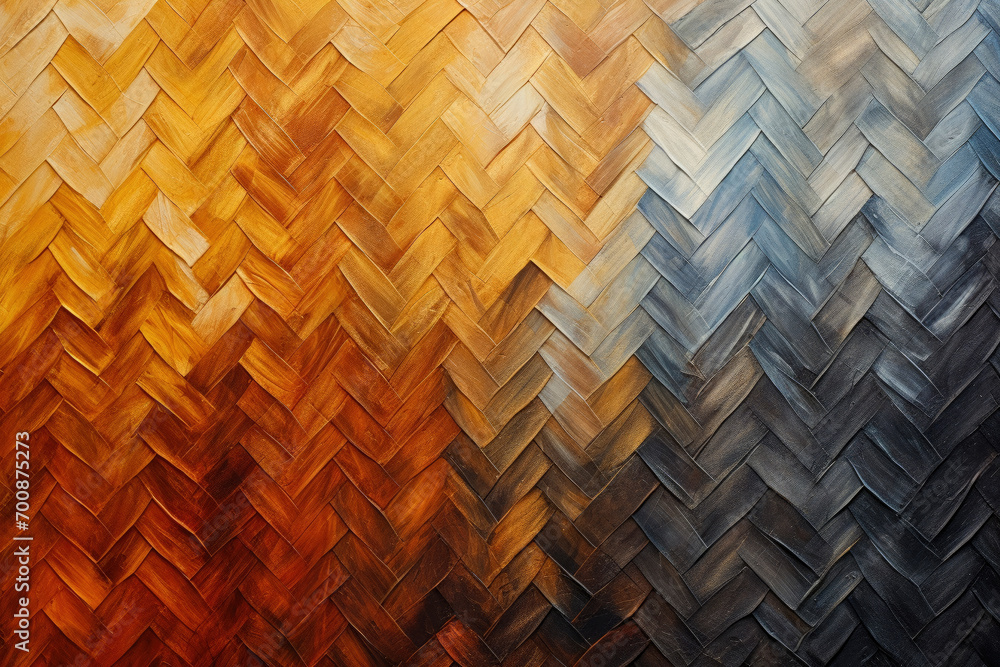 ヘリンボーン柄でペイントされた背景素材