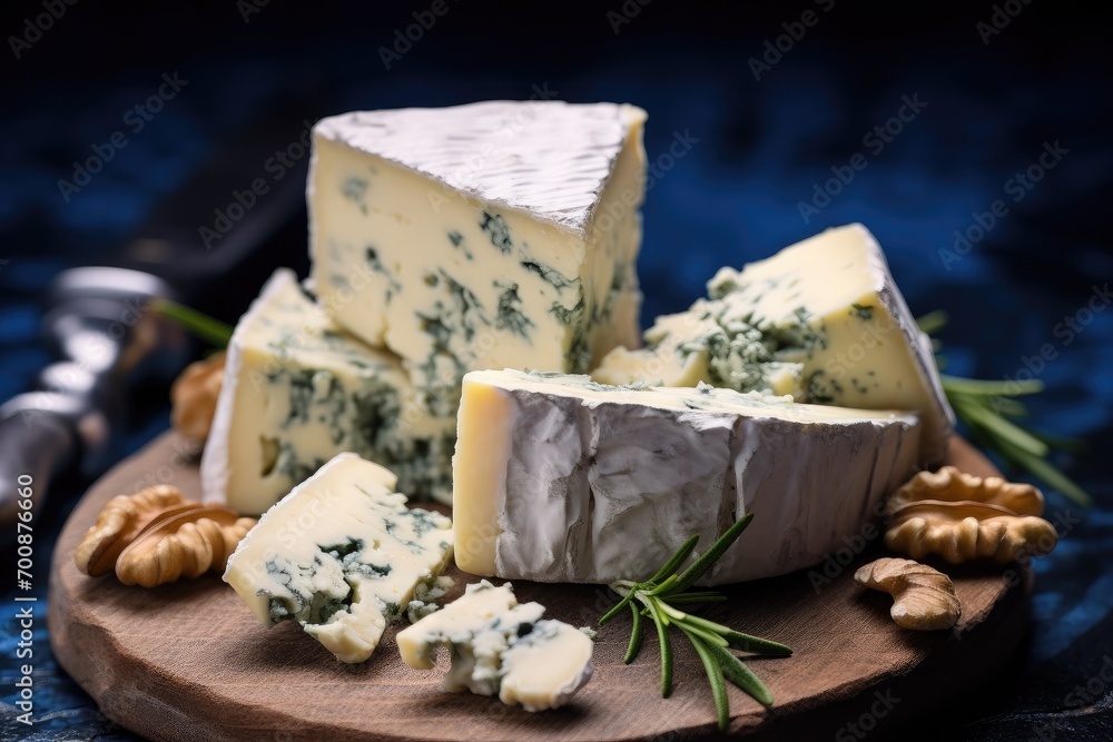 Tasty blue cheese ,Dorblu cheese pieces