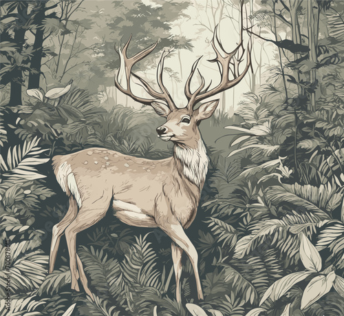 deer in the forest