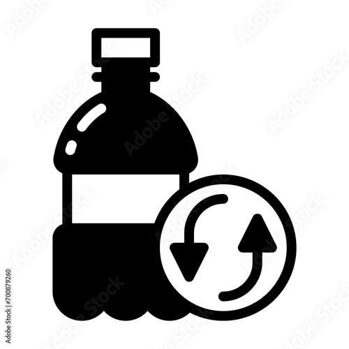 bottle glyph icon