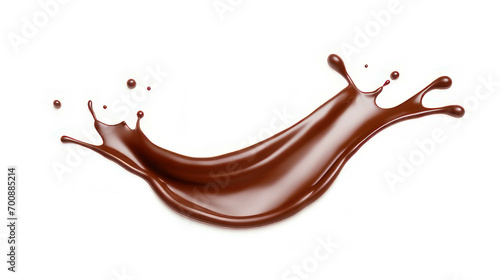 Chocolate splash , hot coffee splash or Cocoa, 3D Rendering, 3D illustration