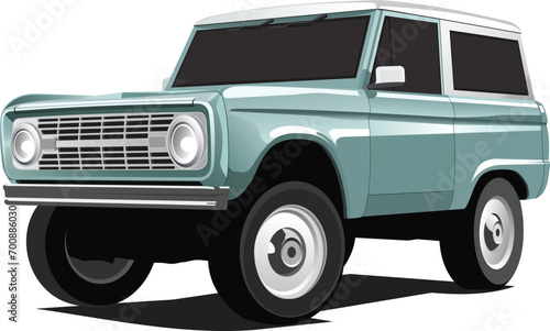 Canvas-taulu American Offroad Car Legend