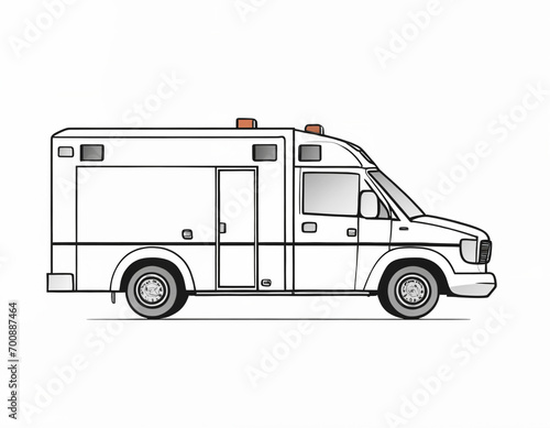 Wallpaper Mural ambulance car. ambulance coloring page  Torontodigital.ca