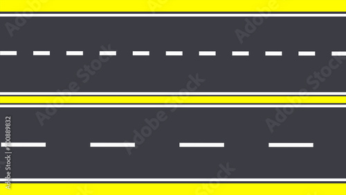 Abstract asphalt road background. Road aerial top view. animated highway Driving Concept.