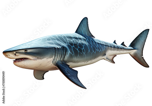 Shark animal  isolated on transparent or white background