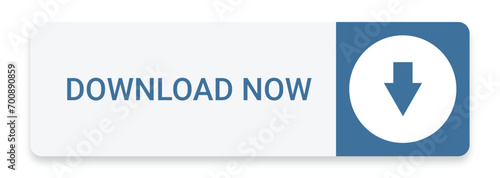 download now button with download icon isolated on a white background photo