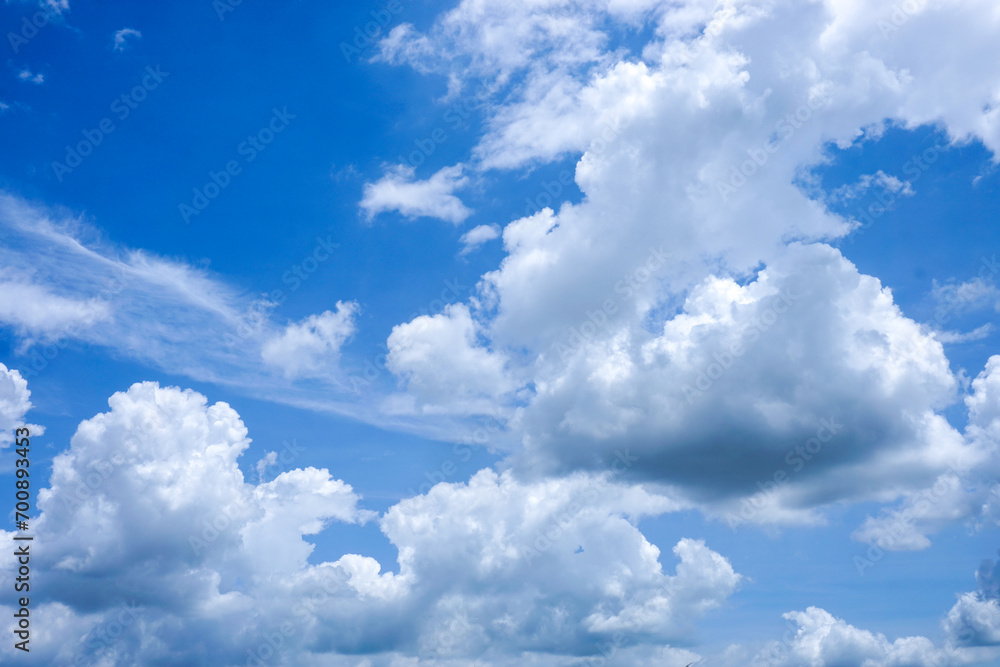 Blue sky with clouds background, Beautiful Amazing shape Blue sky with clouds background, Beautiful Amazing shape