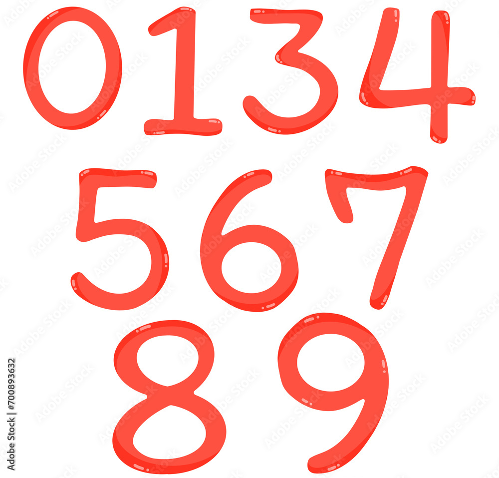 set of numbers for Chinese festival set of numbers for Chinese festival