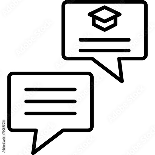 Education Chat Icon