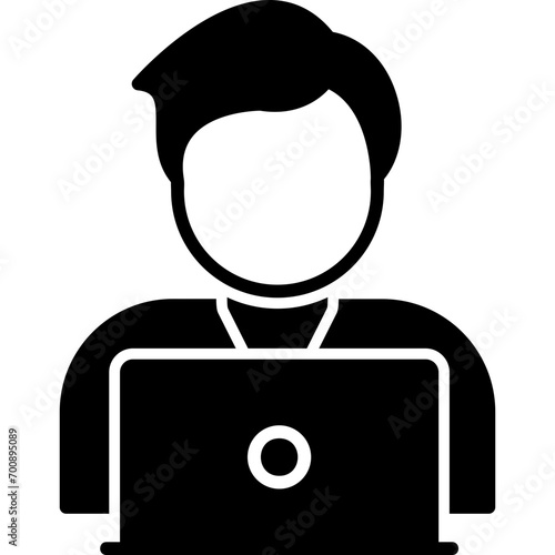 Tableau sur toile Admin Work Icon