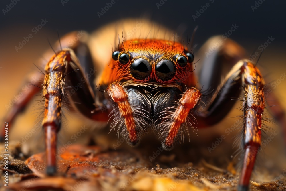 Macro photography of tarantula spider. Macro photography of tarantula spider.