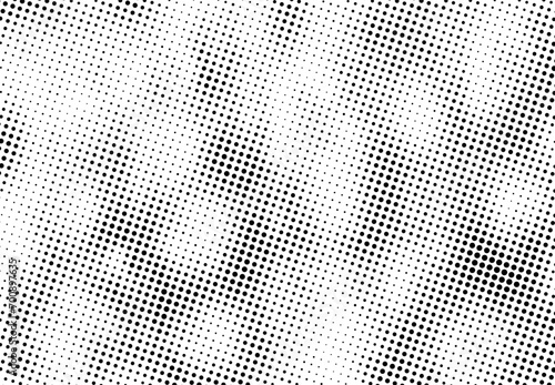 black and white dots, a black and white pattern with a white background for design extra effect  grunge dot effect