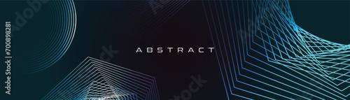 Abstract background with colorful lines. A modern futuristic poster with line arts.